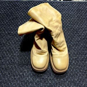 Free people, chunky leather ankle boots size 38